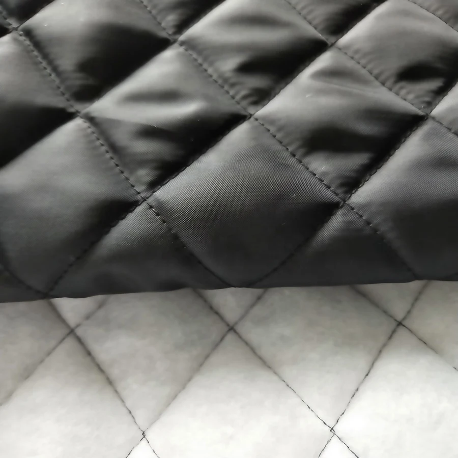 Sarı Lacivert Reflektörlü Mont ve Pantolon Takımı — kapitone iç yapı detayı